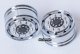 Metal Chromeplate Wide Front Wheel For 1/14 Scale Truck