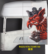 SOMKING Griffin paint water sticker for scania 770S,R470/620,R73